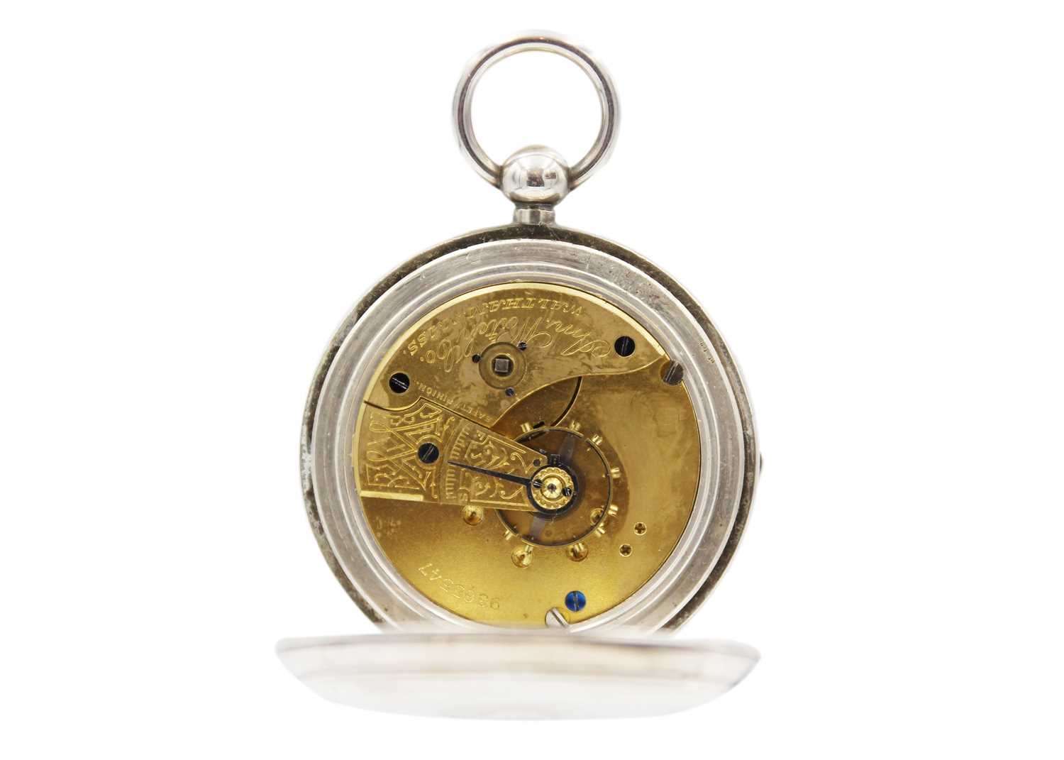 Two American Watch Co. Waltham silver-cased key wind pocket watches. - Image 6 of 7