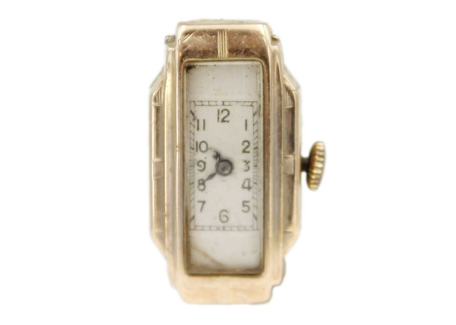 Two 9ct cased lady's manual wind wristwatches and an 18ct cased MuDu Lady's wristwatch. - Image 6 of 7