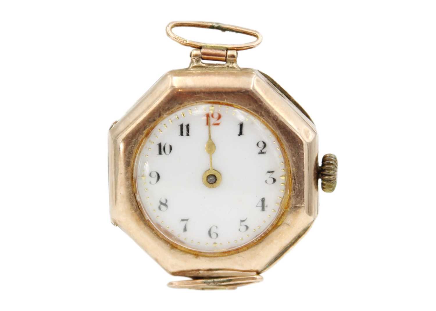 Two 9ct cased lady's manual wind wristwatches and an 18ct cased MuDu Lady's wristwatch. - Image 2 of 7