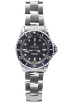 ROLEX - A desirable 1971 Submariner Oyster Perpetual stainless steel bracelet wristwatch ref. 5513.