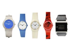 A selection of quartz wristwatches.