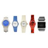 A selection of quartz wristwatches.