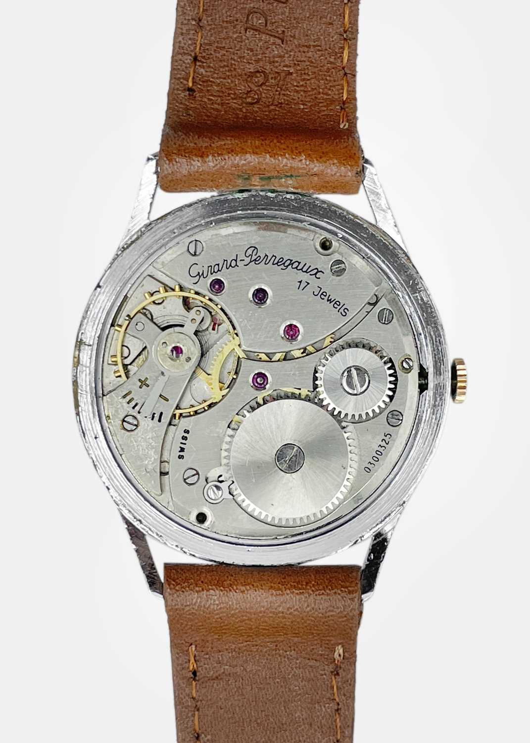 GIRARD-PERREGAUX - A stainless steel manual wind gentleman's wristwatch. - Image 4 of 4