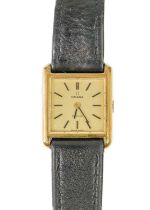 OMEGA - A De Ville lady's gold-plated manual wind wristwatch.