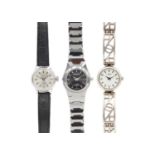 Three lady's wristwatches.