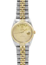 TUDOR - An Oyster Prince Date-Day gold and stainless steel gentleman's wristwatch.