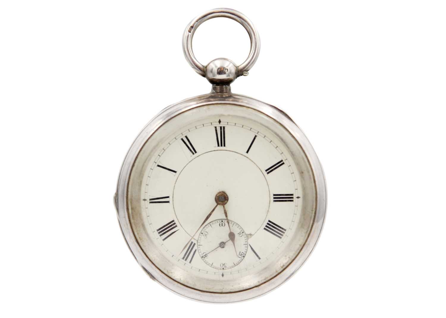 Two American Watch Co. Waltham silver-cased key wind pocket watches. - Image 5 of 7