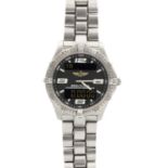 BREITLING - An Aerospace titanium gentleman's quartz bracelet wristwatch.