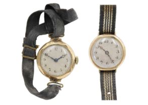 Two 1920s manual wind lady's wristwatches by Buren.