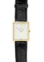 OMEGA - A gold-plated gentleman's dress manual wind wristwatch.