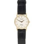 ROLEX - A Cellini 18ct gentleman's manual wind wristwatch.