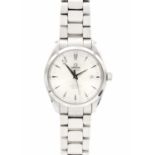 OMEGA - An Omega Seamaster Aqua Terra Co-Axial Chronometer stainless steel gentleman's wristwatch.