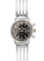 CHRONOSPORT - A gentleman's stainless steel chronograph manual wind wristwatch.