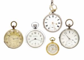 A selection of pocket watches.