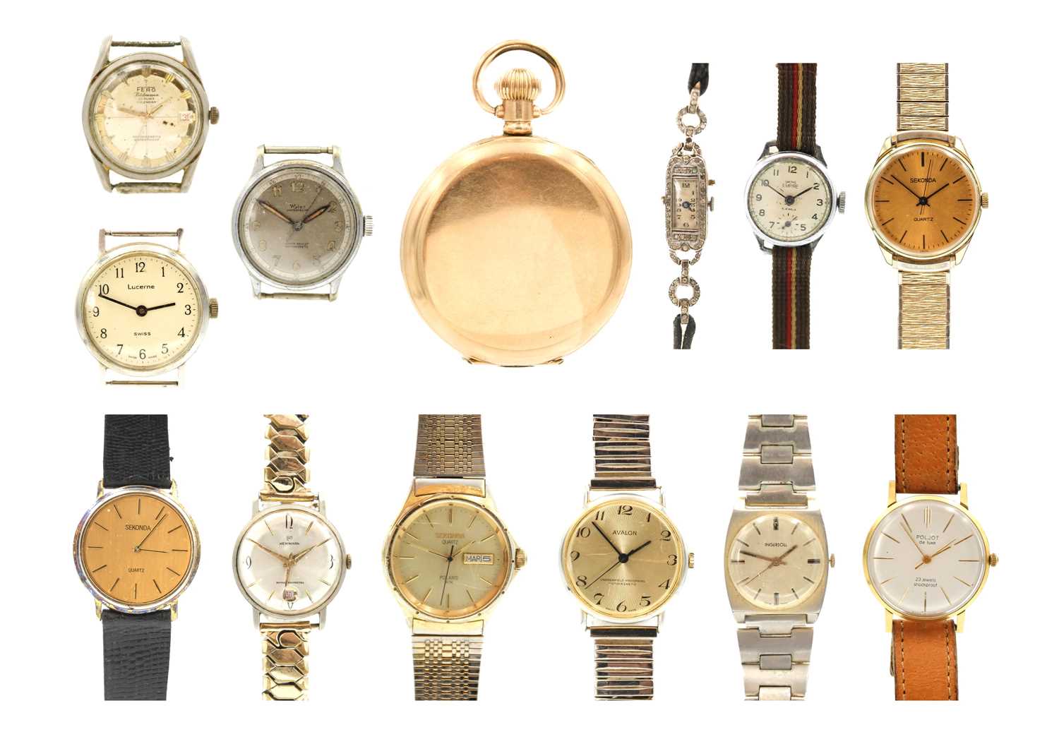 A collection of watches.