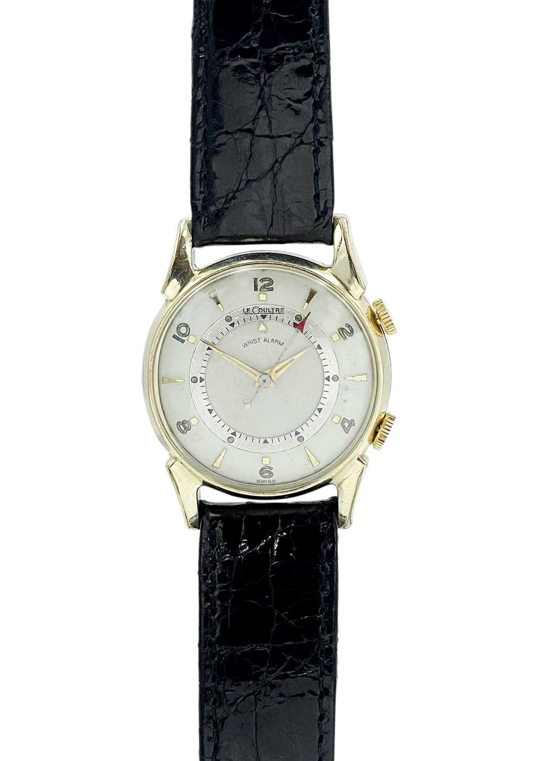 LECOULTRE - A rare LeCoultre Memovox Alarm 10k gold-filled gentleman's wristwatch.