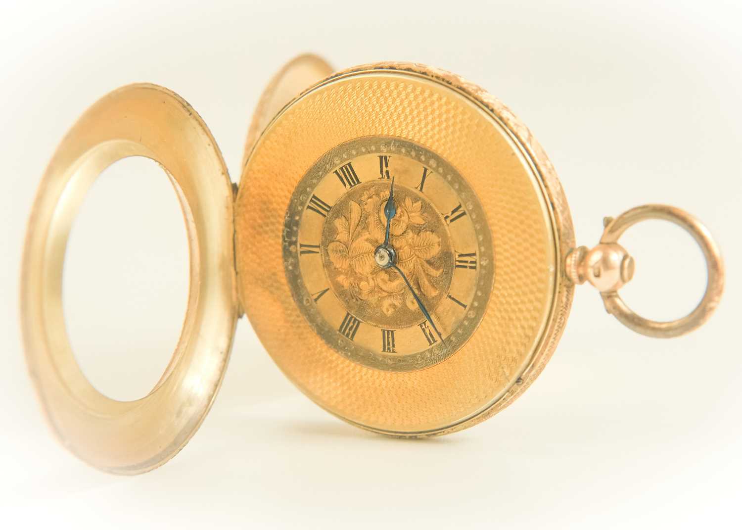 A 14ct gold lady's fob pocket watch. - Image 2 of 7