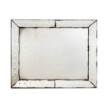 A Venetian style bubble mirror.