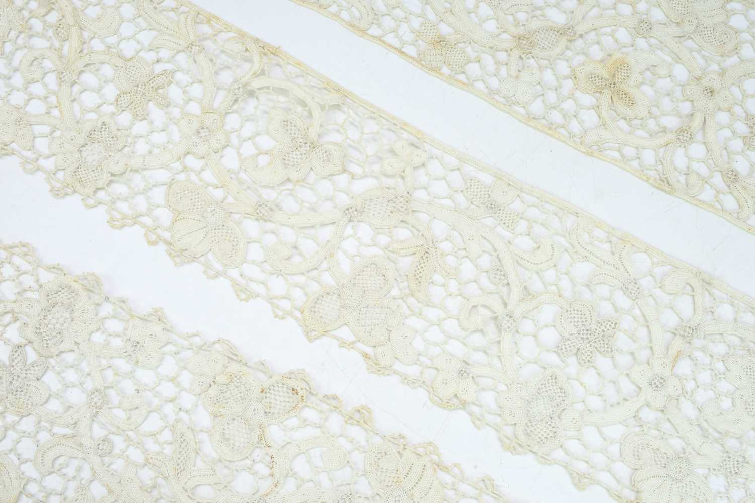 Venetian gros point lace. - Image 2 of 3