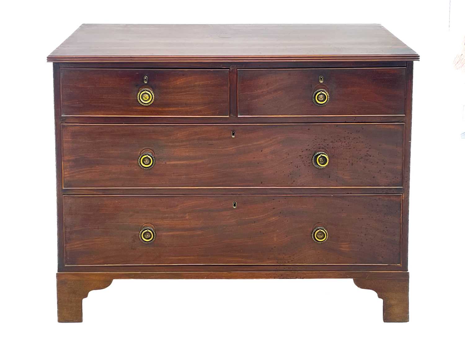 A 19th century mahogany chest of drawers. - Image 3 of 3