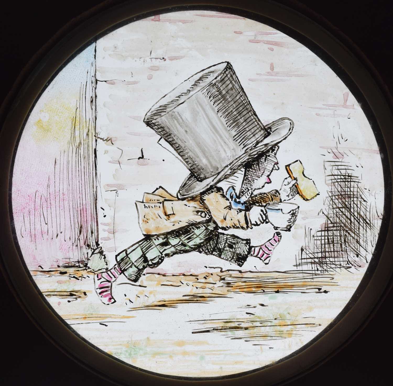 Magic Lantern Slides, Hand painted. Alice's Adventures in Wonderland & Through the Looking Glass. A - Image 46 of 48
