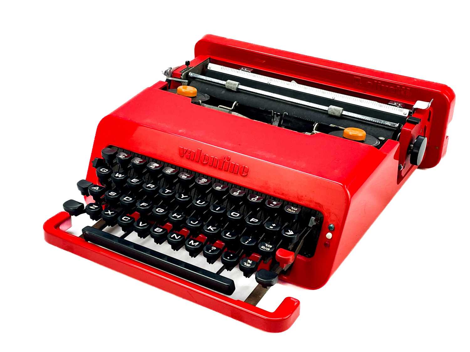 Ettore Sottsass and Perry King for Olivetti, A Valentine typewriter. - Image 3 of 6