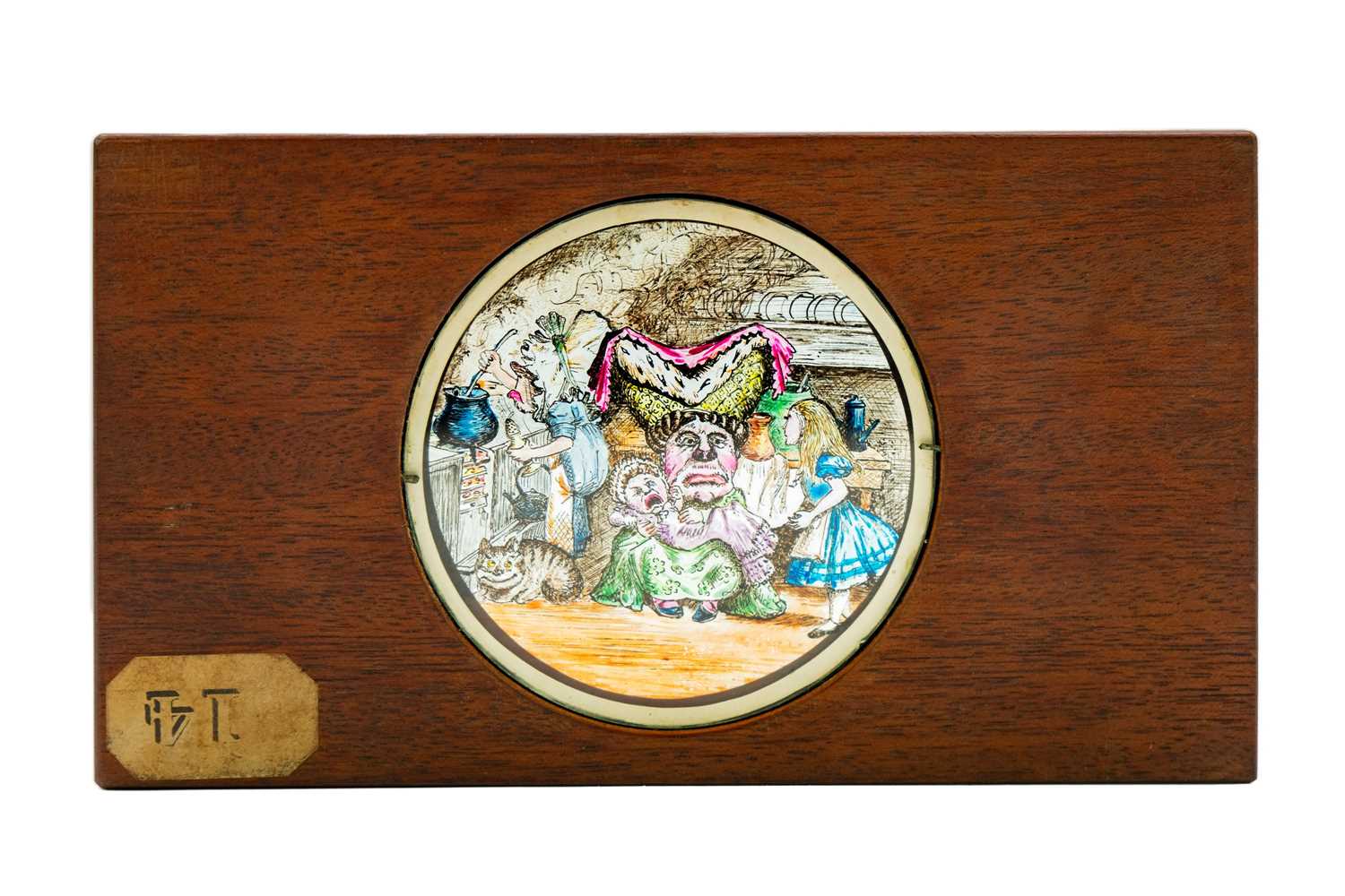 Magic Lantern Slides, Hand painted. Alice's Adventures in Wonderland & Through the Looking Glass. A - Image 9 of 48