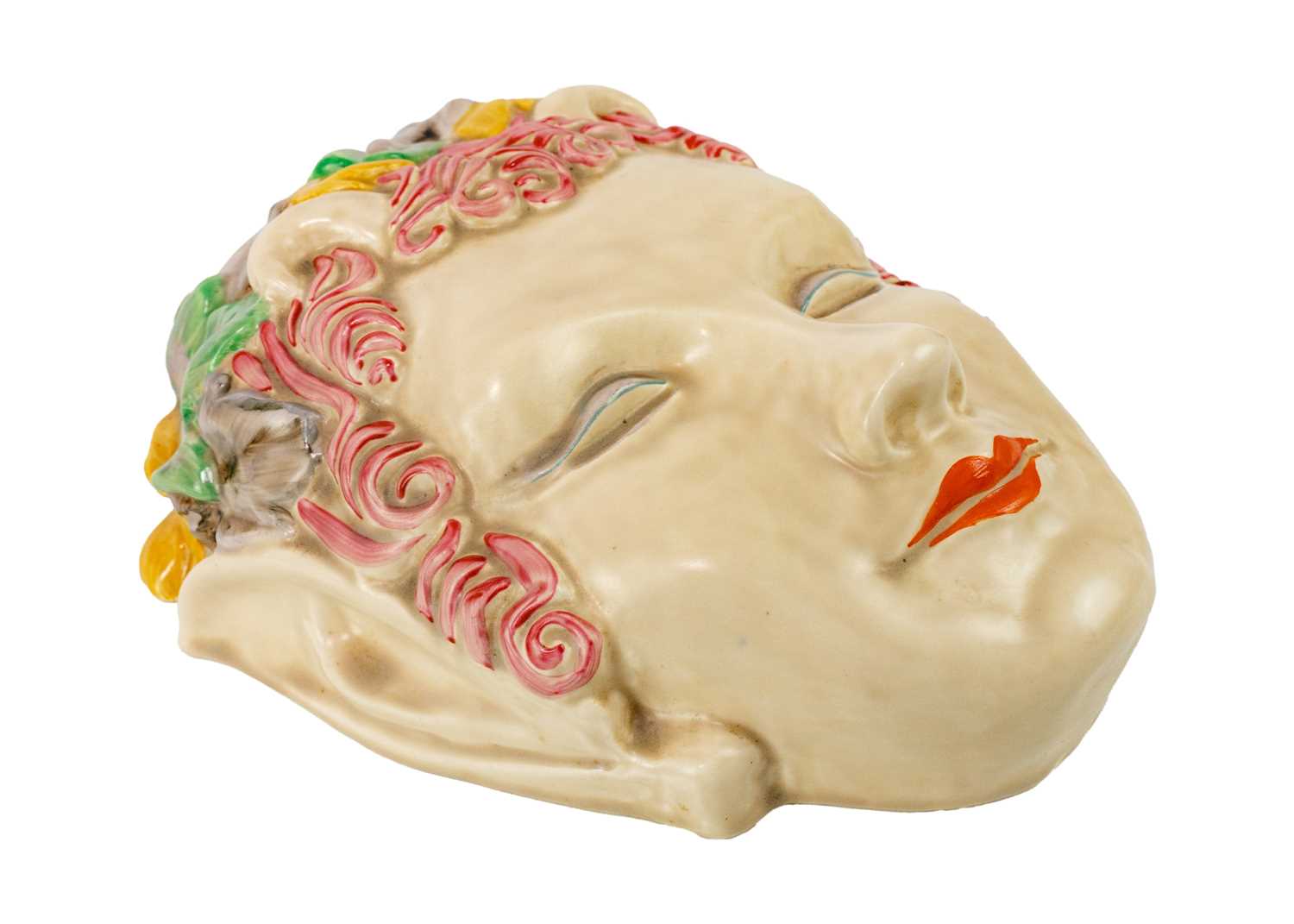 A Clarice Cliff Pan or Puck wall mask. - Image 4 of 4