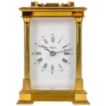 An Angelus brass carriage clock.