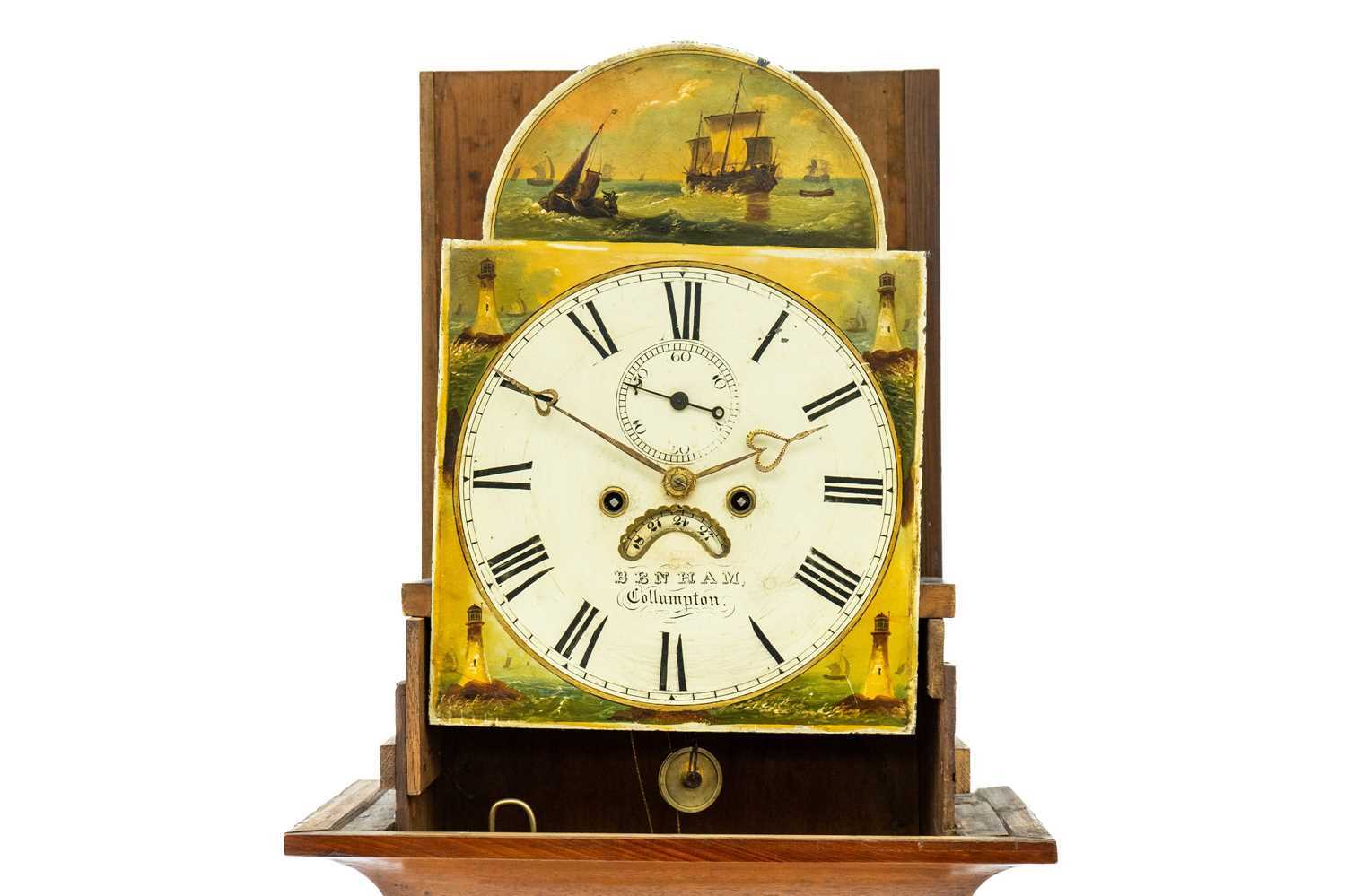 A 19th century mahogany eight-day longcase clock. - Image 2 of 4