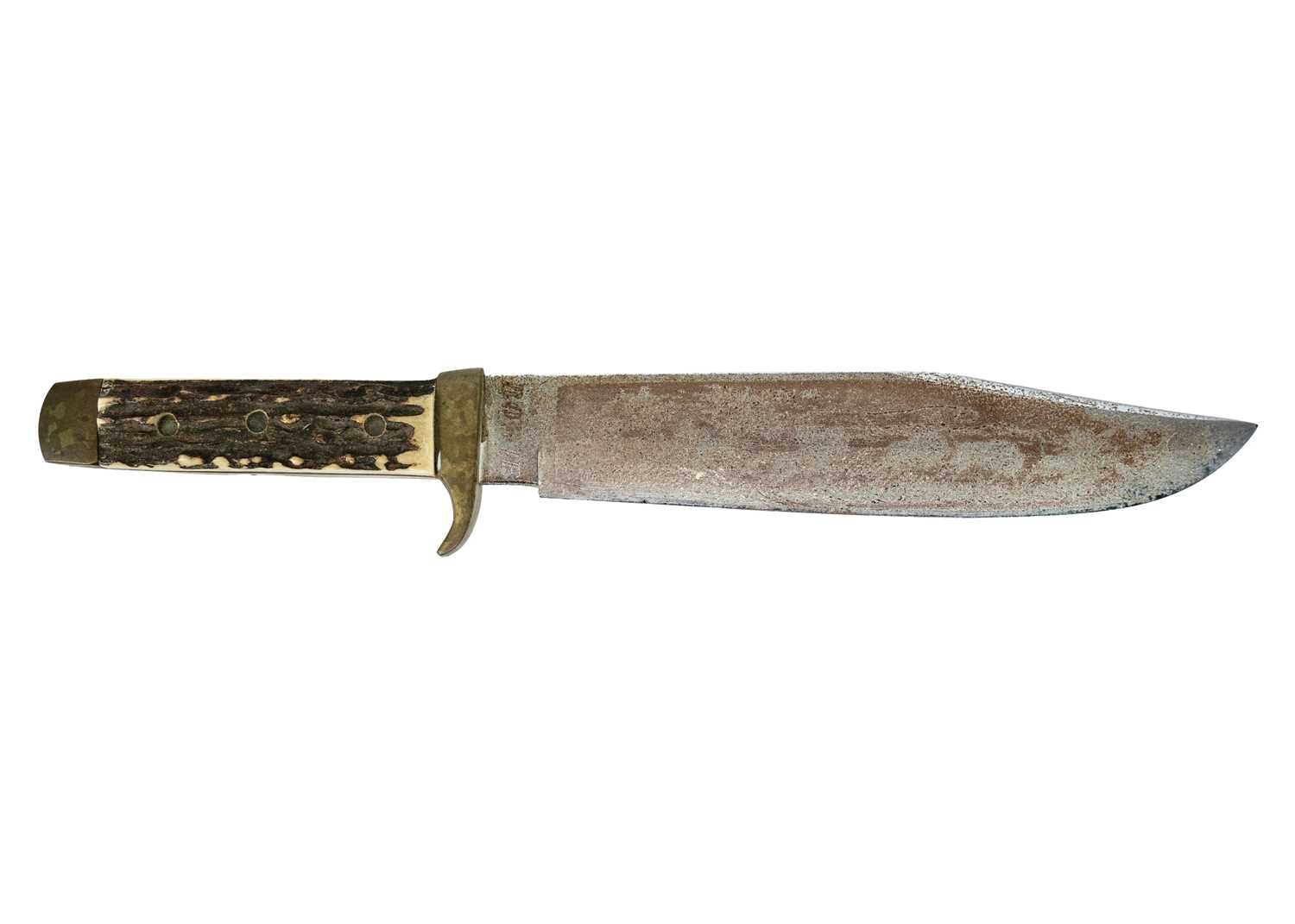 A large original Bowie knife, by Whitby, Solingen.