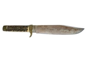 A large original Bowie knife, by Whitby, Solingen.