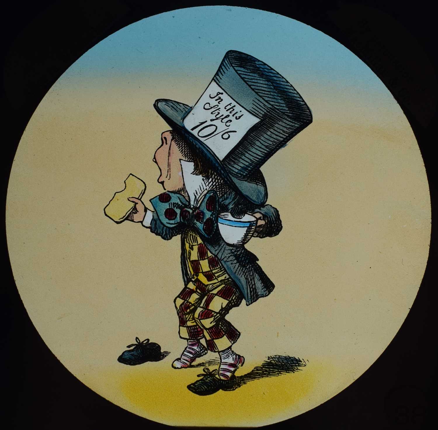 Magic lantern slides, Alice in Wonderland A complete set of 42 illustrations by Tenniel, of Lewis - Image 51 of 55