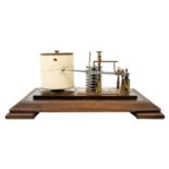 A late Victorian rosewood cased barograph.