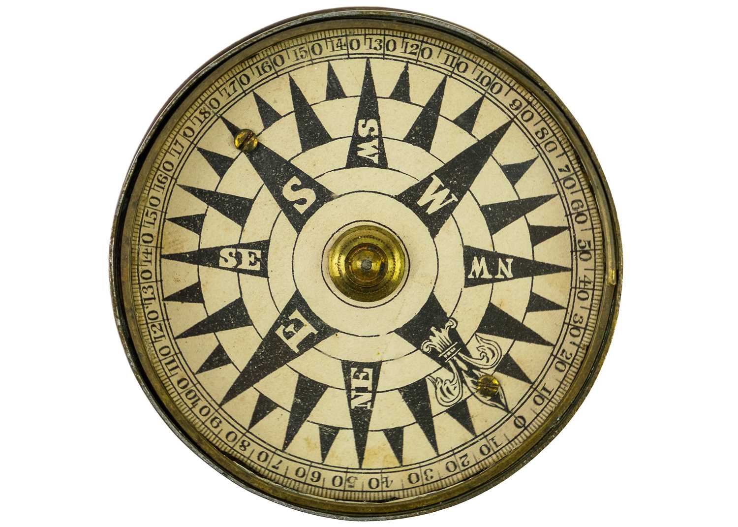 A brass pocket sextant by W & S Jones London. - Image 3 of 4