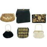 A collection of ladies evening bags.