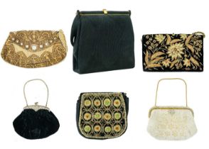 A collection of ladies evening bags.