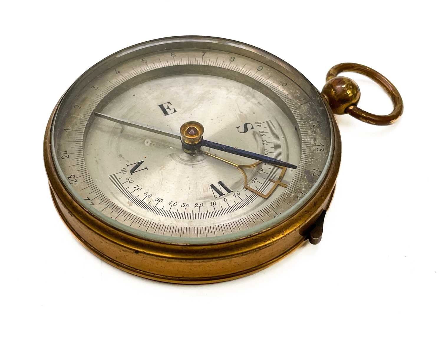 A brass dip needle compass. - Image 11 of 12