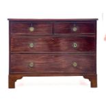 A 19th century mahogany chest of drawers.