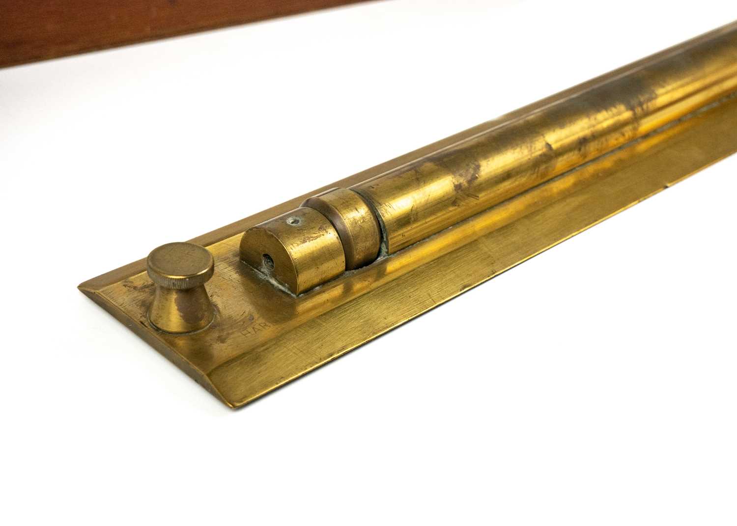 A military brass parallel rolling rule. - Image 3 of 3