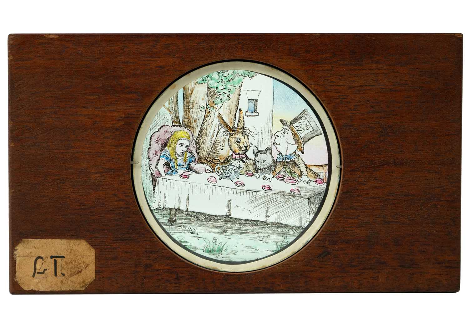 Magic Lantern Slides, Hand painted. Alice's Adventures in Wonderland & Through the Looking Glass. A - Image 12 of 48