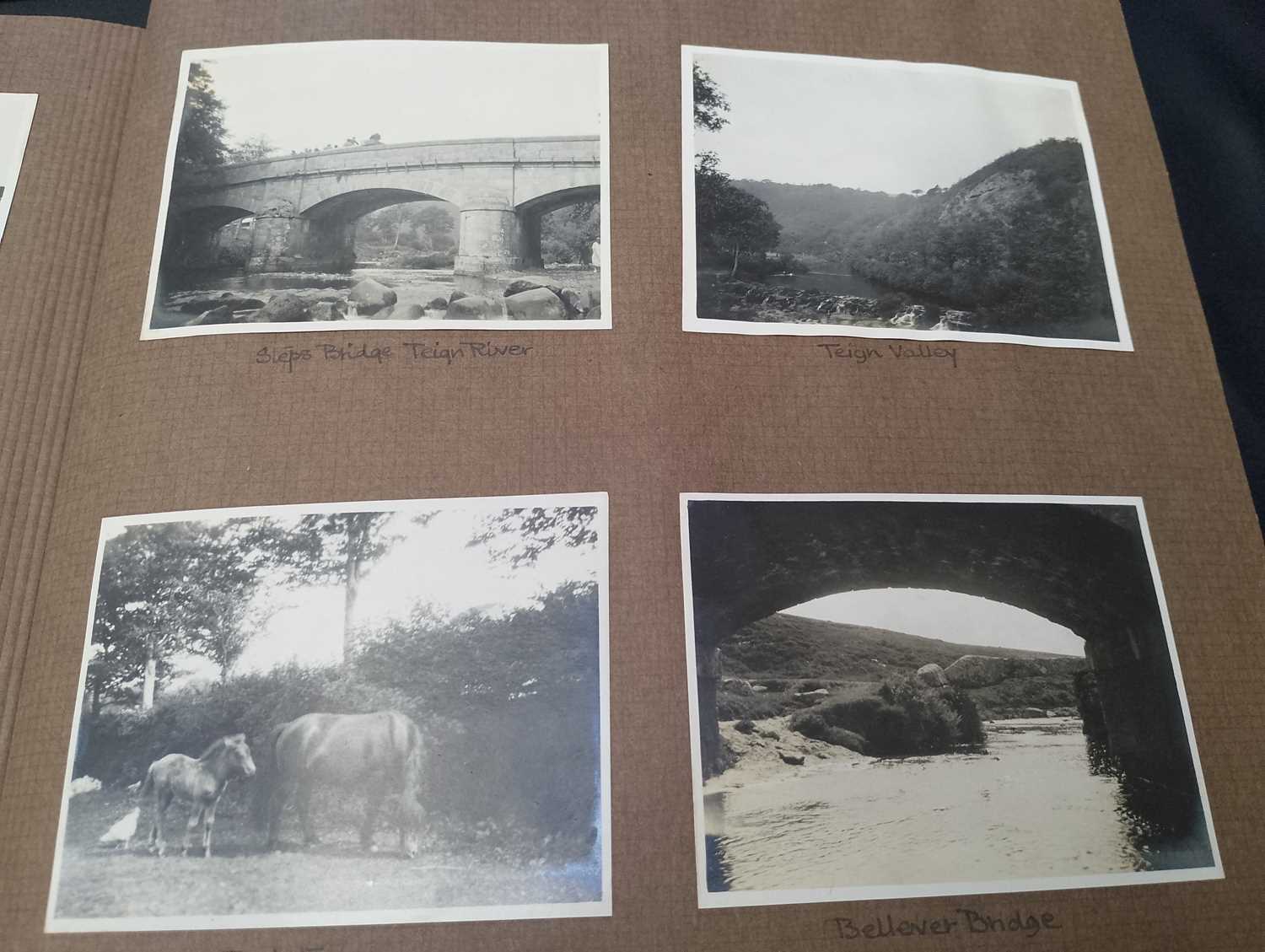 Two albums of photographs, Dartmoor and South Devon. - Image 22 of 27