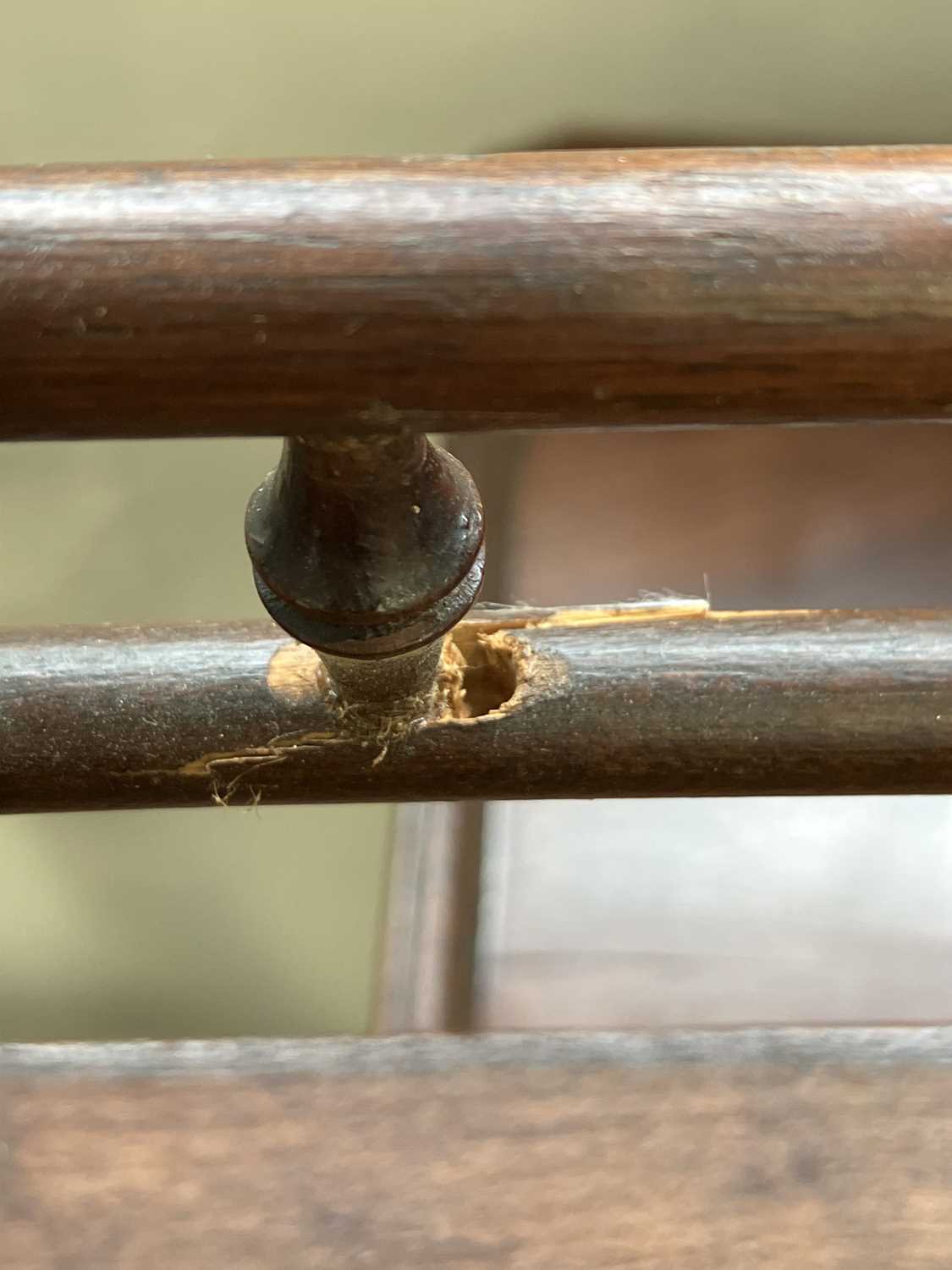 A mahogany side chair in the Anglo-Japanese taste. - Image 6 of 8