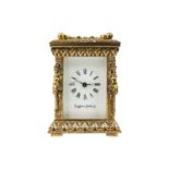 A Mappin & Webb miniature carriage timepiece.