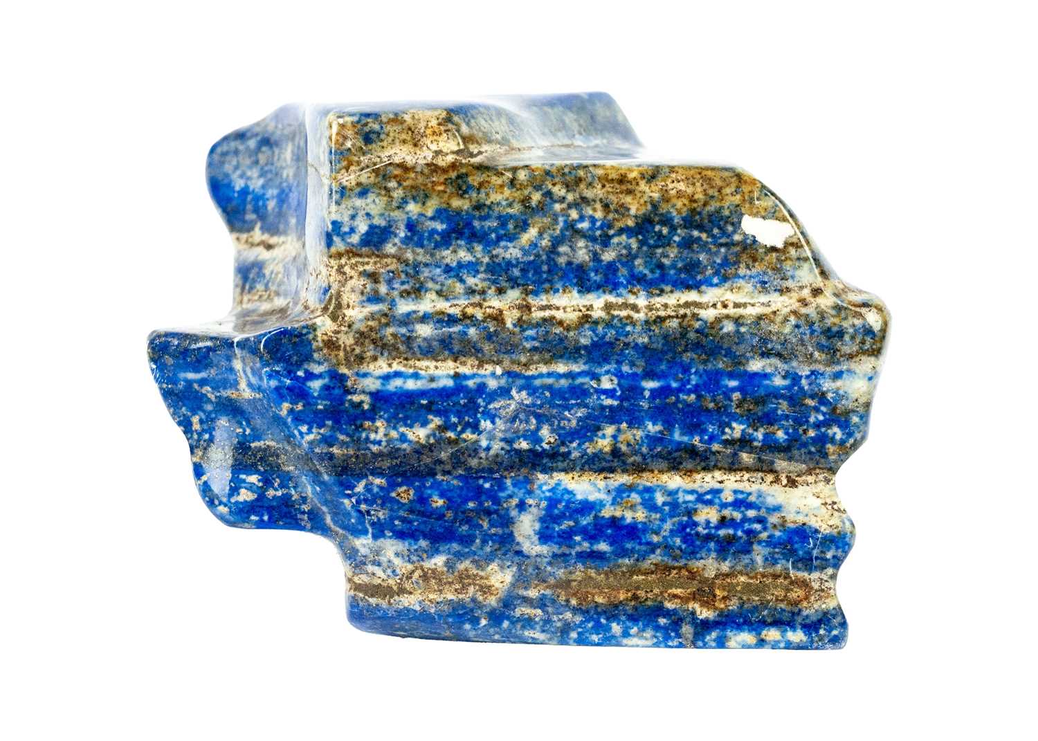 A large lapis lazuli mineral specimen. - Image 3 of 3