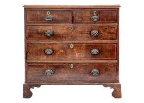 A George III mahogany chest.