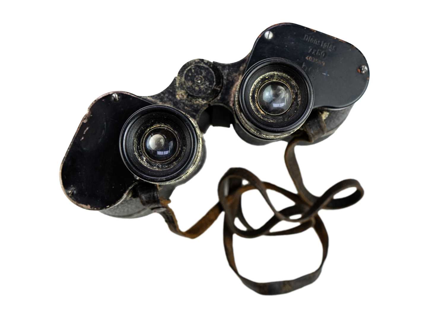 A pair of WW II era 7x50 binoculars by Ernst Leitz - Bild 3 aus 3