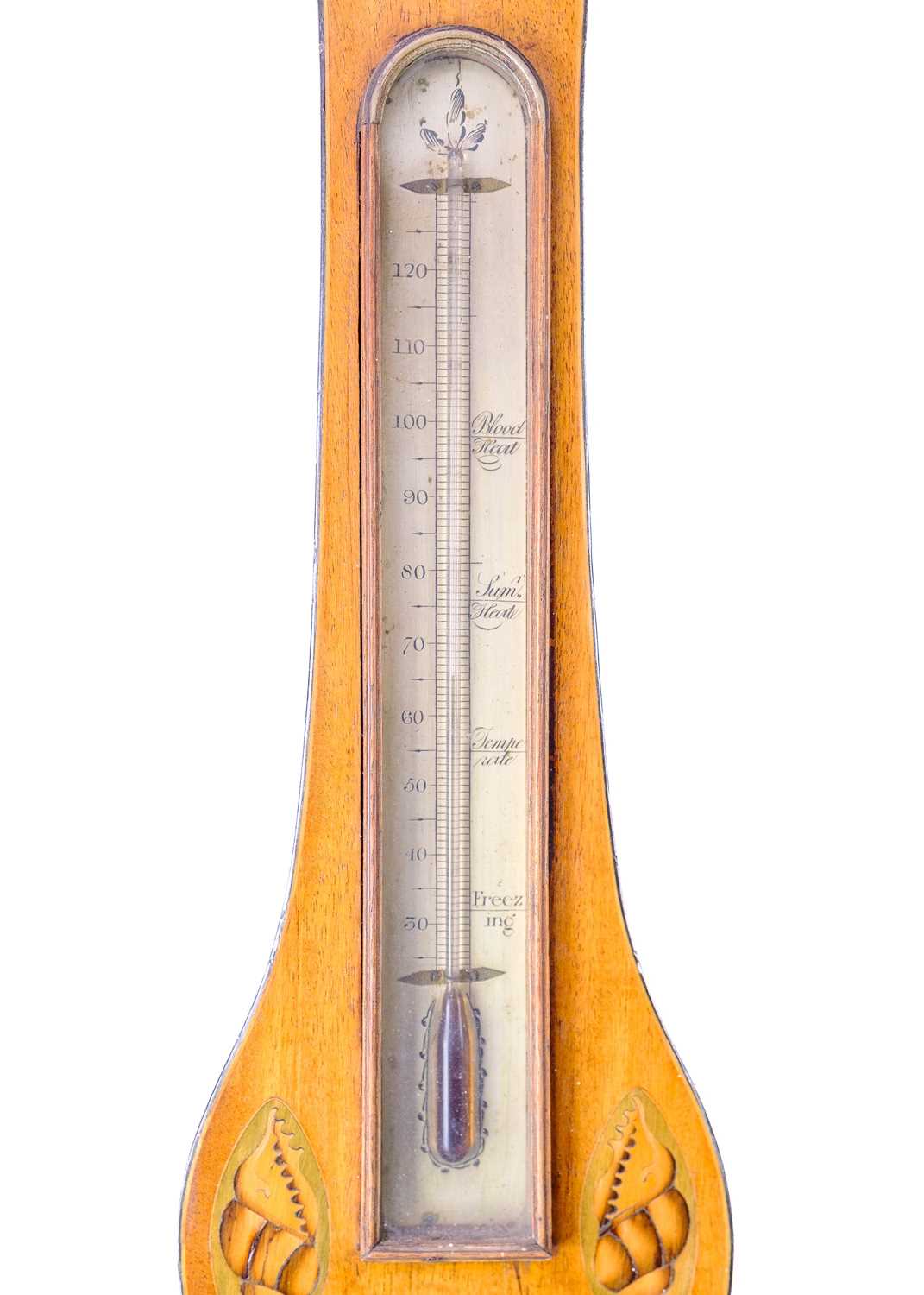 A 19th century mahogany barometer/thermometer by Cetti & Co. of London. - Image 5 of 7