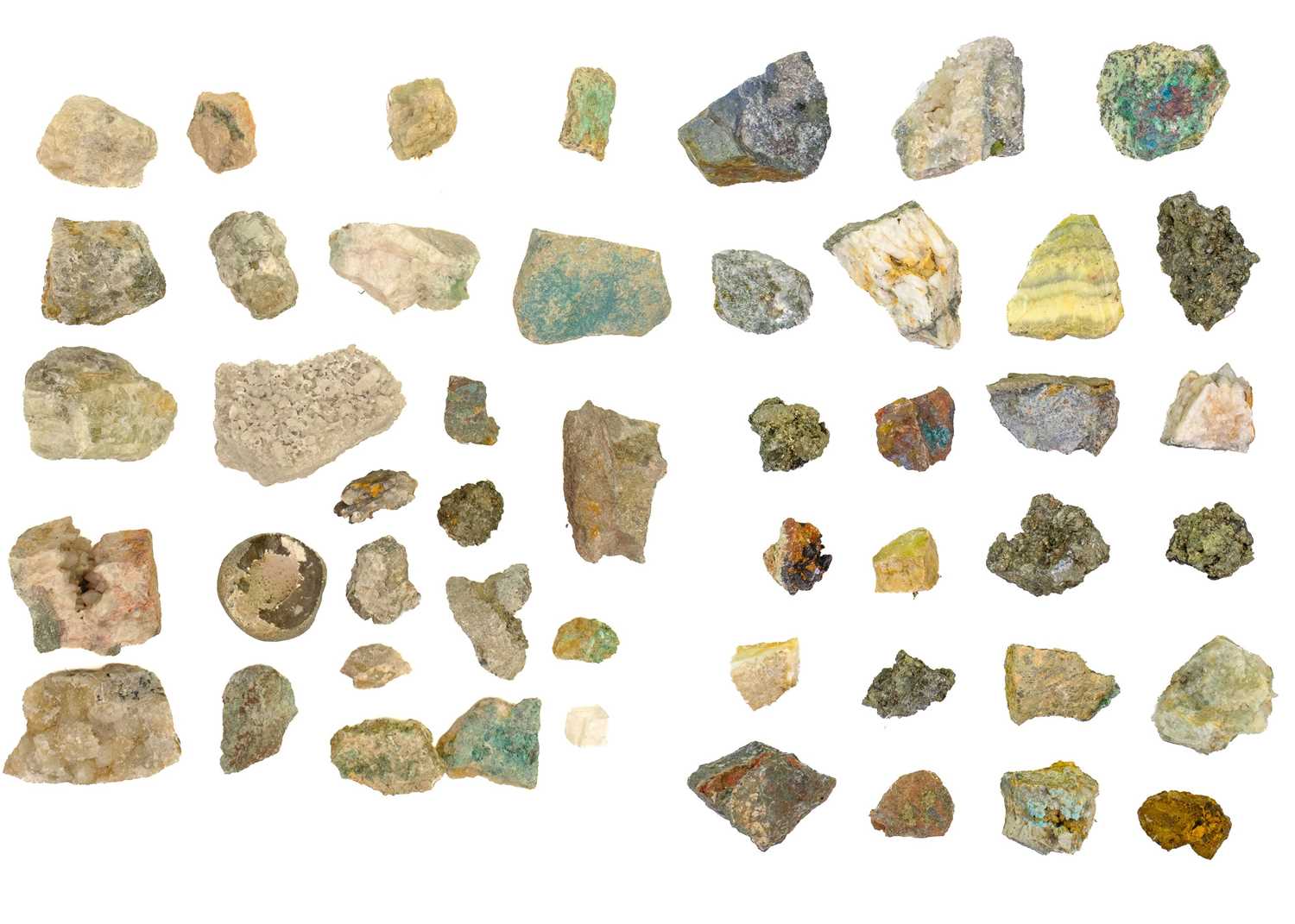 A collection of minerals.