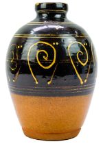 A studio pottery vase.